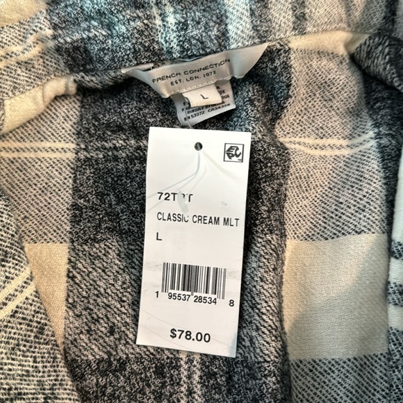 *NWT* FCUK / FRENCH CONNECTION / FLANNEL - Picture 2 of 2